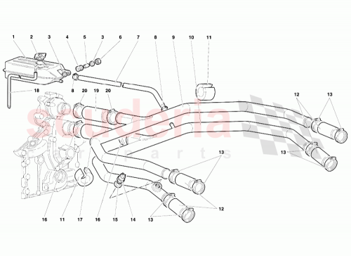 Part Diagram for Lamborghini 001730573