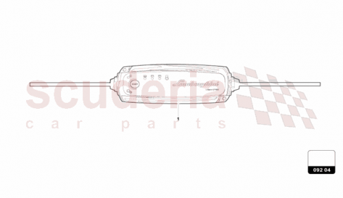 Part Diagram for Lamborghini 400093050F