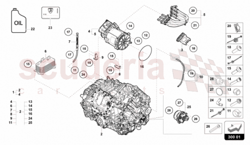 Part Diagram for Lamborghini 0DX300050B