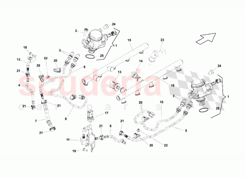 Part Diagram for Lamborghini 07L127065
