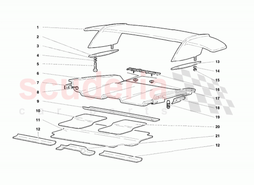 Part Diagram for Lamborghini 009429112