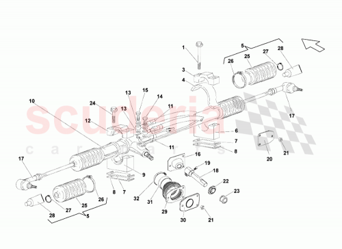 Part Diagram for Lamborghini 401422061J