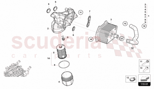 Part Diagram for Lamborghini 07M103632A