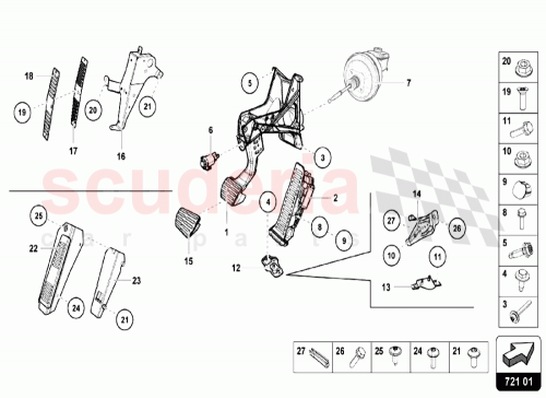 Part Diagram for Lamborghini 4T2864777