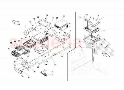 Part Diagram for Lamborghini 400907552E