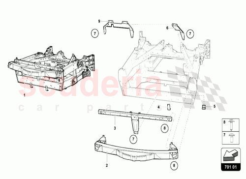 Part Diagram for Lamborghini 470807051D
