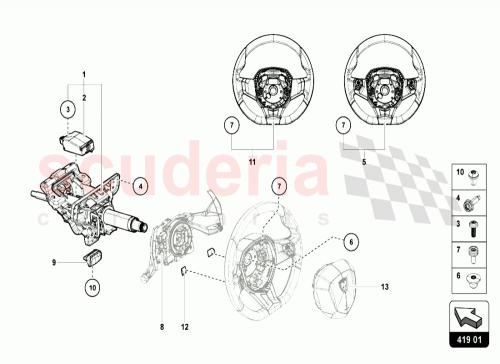 Part Diagram for Lamborghini 470419091AS