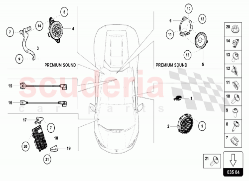 Part Diagram for Lamborghini 4F0051510G