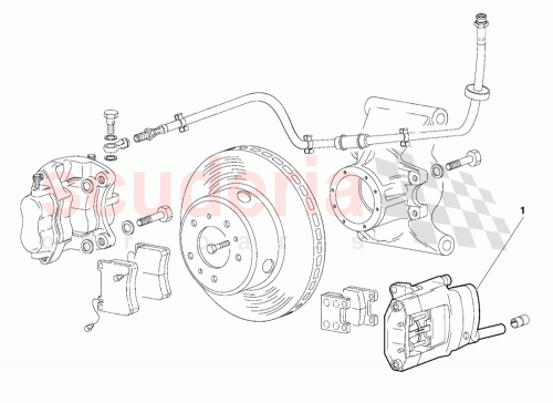 Part Diagram for Lamborghini 003332740