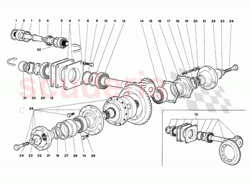 Part Diagram for Lamborghini 0023006470
