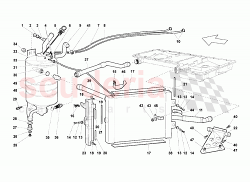 Part Diagram for Lamborghini 07M115689A