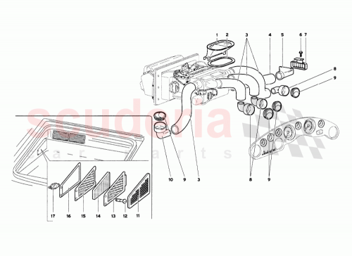 Part Diagram for Lamborghini 0069007770