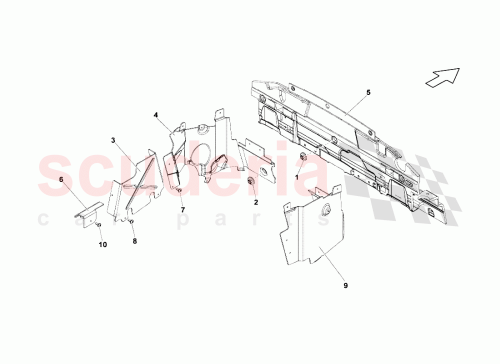 Part Diagram for Lamborghini 420825733A