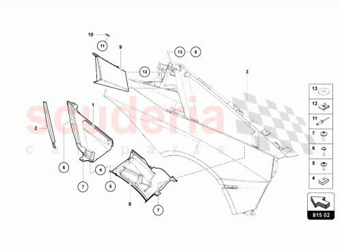 Part Diagram for Lamborghini N91083301