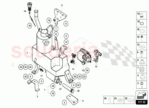 Part Diagram for Lamborghini WHT004895