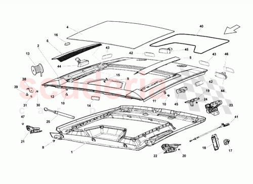 Part Diagram for Lamborghini N154672