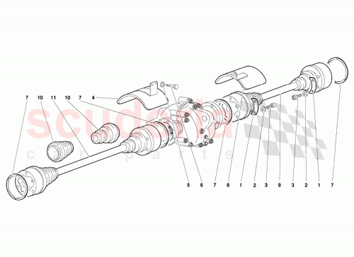 Part Diagram for Lamborghini 002525863