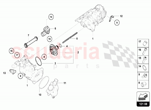 Part Diagram for Lamborghini 045115143