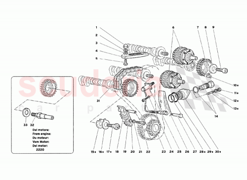 Part Diagram for Lamborghini 0012003892