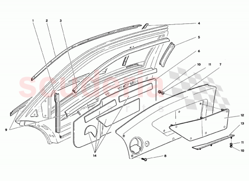 Part Diagram for Lamborghini 009421573