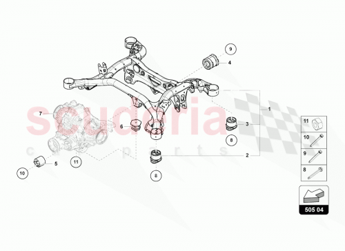 Part Diagram for Lamborghini 4M0599381R