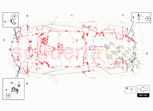 Part Diagram for Lamborghini 470820536