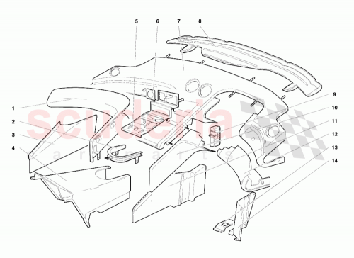Part Diagram for Lamborghini 009414330