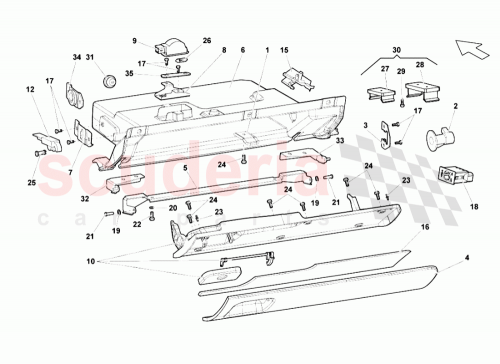 Part Diagram for Lamborghini 407857924D