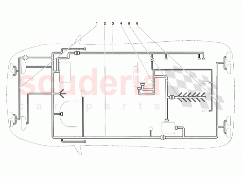Part Diagram for Lamborghini 006133195