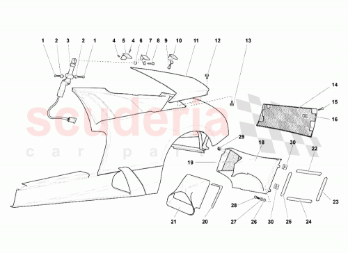 Part Diagram for Lamborghini 410121281