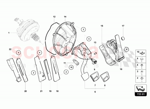 Part Diagram for Lamborghini 470805675A