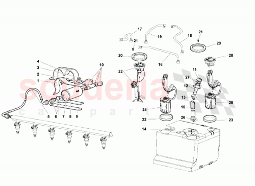 Part Diagram for Lamborghini 400201511A
