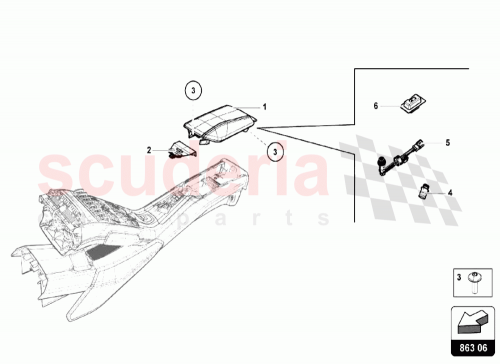 Part Diagram for Lamborghini 8J0919303