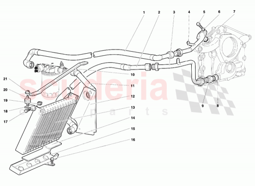 Part Diagram for Lamborghini 001533284