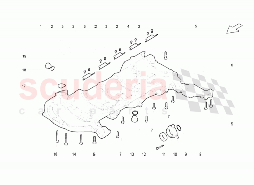 Part Diagram for Lamborghini N0138322