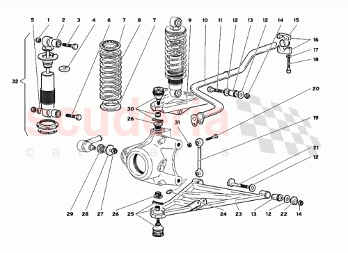 Part Diagram for Lamborghini 0051004126