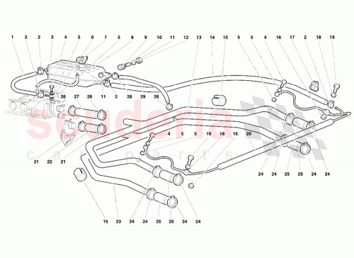 Part Diagram for Lamborghini 001733424