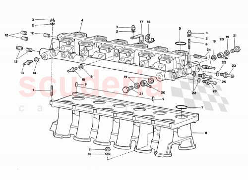 Part Diagram for Lamborghini 0013004791