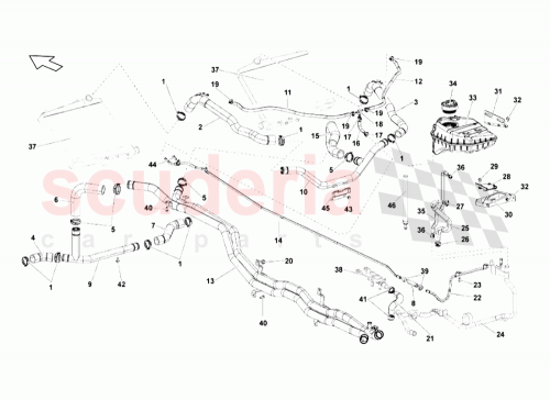 Part Diagram for Lamborghini 400121510B