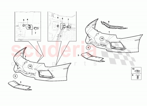 Part Diagram for Lamborghini 470807113C