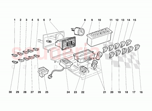 Part Diagram for Lamborghini 006027081
