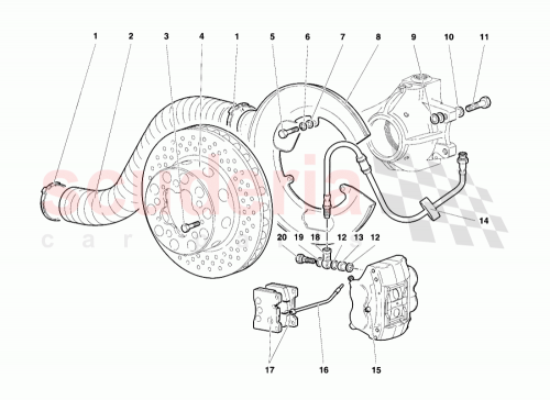 Part Diagram for Lamborghini 003129778