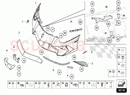 Part Diagram for Lamborghini 470807103K