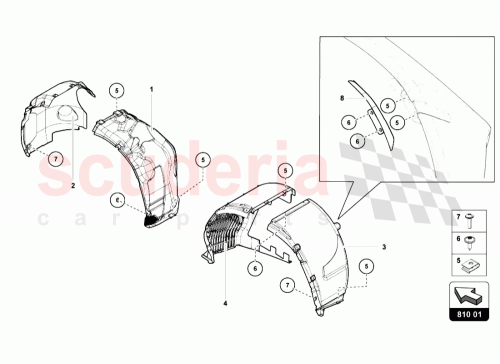 Part Diagram for Lamborghini 470821171D