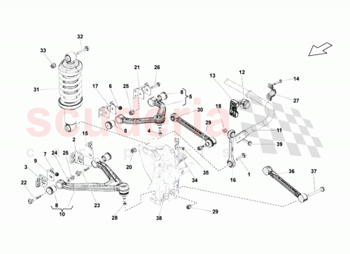 Part Diagram for Lamborghini 0R1400558
