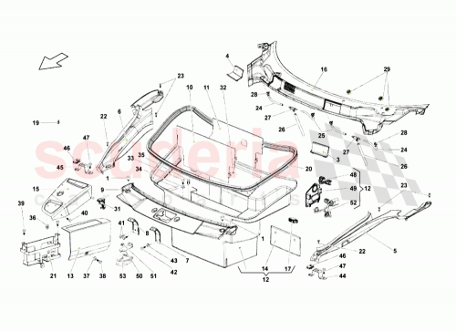 Part Diagram for Lamborghini 400821170B