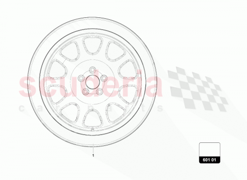 Part Diagram for Lamborghini 4ML601010