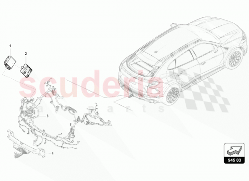 Part Diagram for Lamborghini 4M8907297A