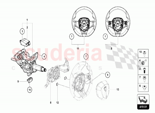 Part Diagram for Lamborghini 470419506E