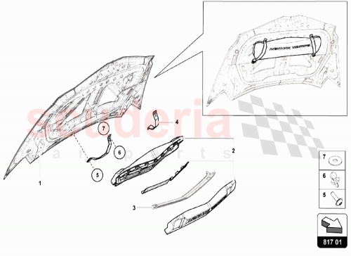 Part Diagram for Lamborghini 475817531D